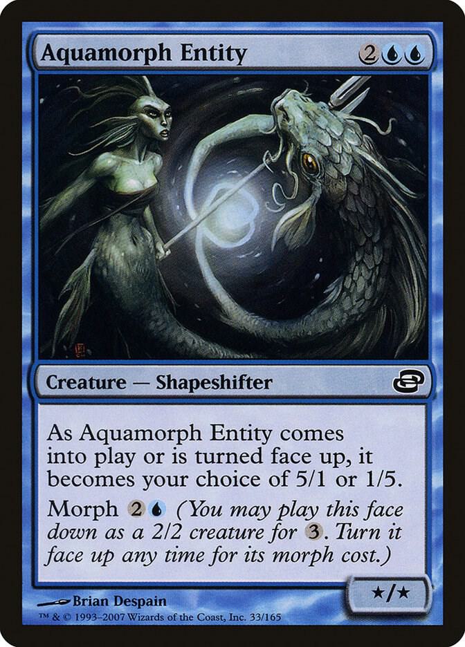 Aquamorph Entity 33 card from Planar Chaos