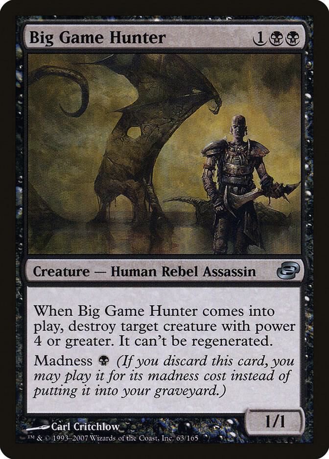 Big Game Hunter 63 card from Planar Chaos