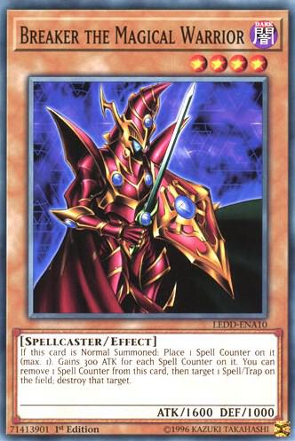 Breaker the Magical Warrior LEDD-ENA10 card from Legendary Dragon Decks