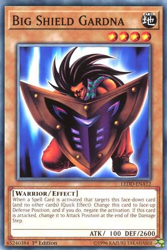 Big Shield Gardna LEDD-ENA12 card from Legendary Dragon Decks