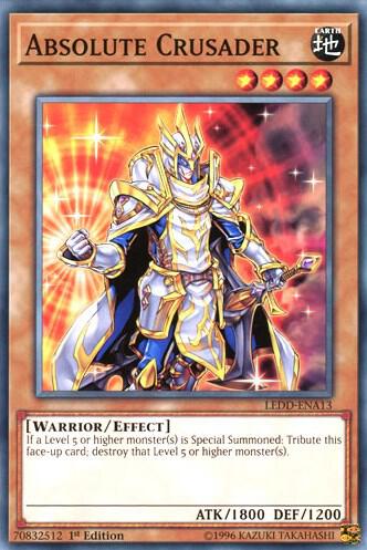 Absolute Crusader LEDD-ENA13 card from Legendary Dragon Decks