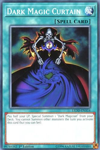 Dark Magic Curtain LEDD-ENA14 card from Legendary Dragon Decks