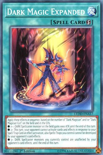 Dark Magic Expanded LEDD-ENA17 card from Legendary Dragon Decks