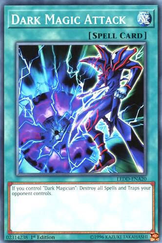 Dark Magic Attack LEDD-ENA20 card from Legendary Dragon Decks