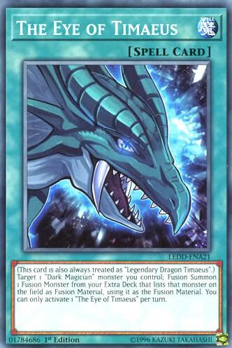 The Eye of Timaeus LEDD-ENA21 card from Legendary Dragon Decks