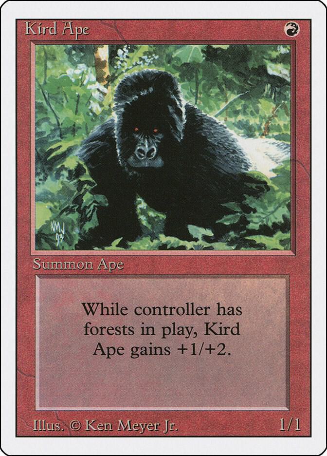 Kird Ape card from Revised Edition