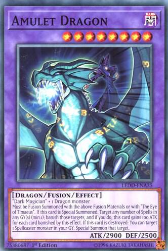 Amulet Dragon LEDD-ENA35 card from Legendary Dragon Decks