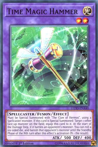 Time Magic Hammer LEDD-ENA40 card from Legendary Dragon Decks