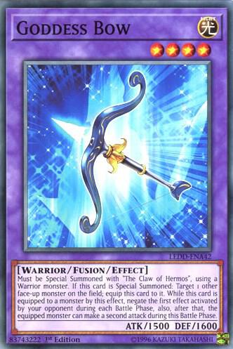 Goddess Bow LEDD-ENA42 card from Legendary Dragon Decks