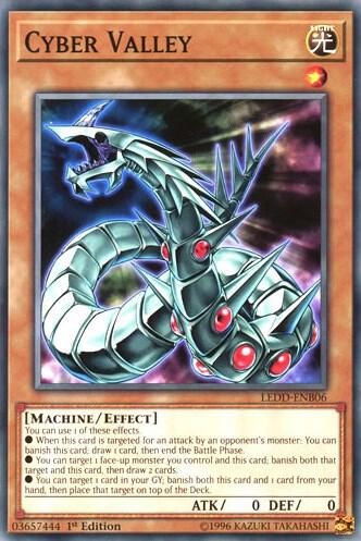 Cyber Valley LEDD-ENB06 card from Legendary Dragon Decks