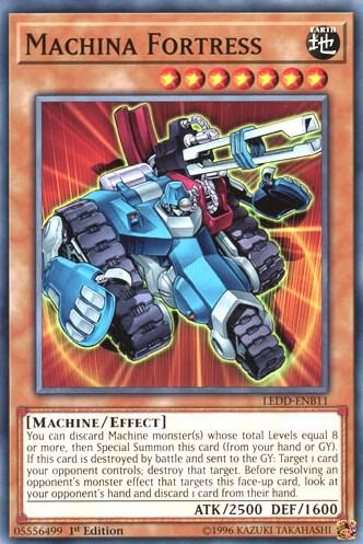 Machina Fortress LEDD-ENB11 card from Legendary Dragon Decks