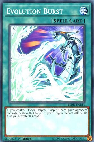 Evolution Burst LEDD-ENB14 card from Legendary Dragon Decks