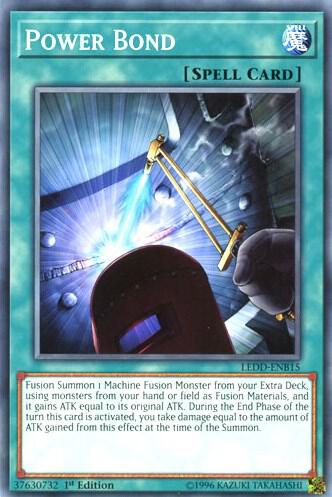 Power Bond LEDD-ENB15 card from Legendary Dragon Decks