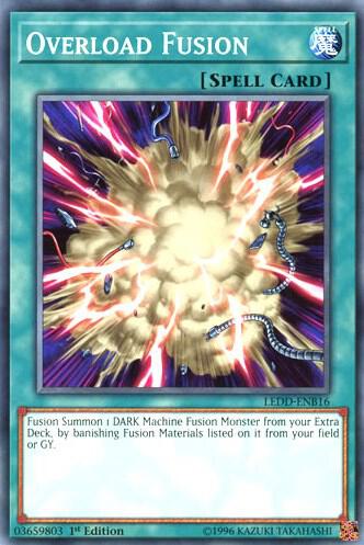 Overload Fusion LEDD-ENB16 card from Legendary Dragon Decks