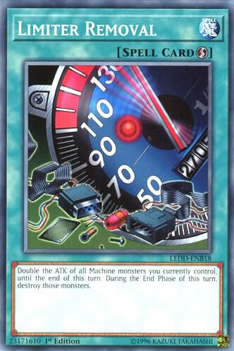 Limiter Removal LEDD-ENB18 card from Legendary Dragon Decks