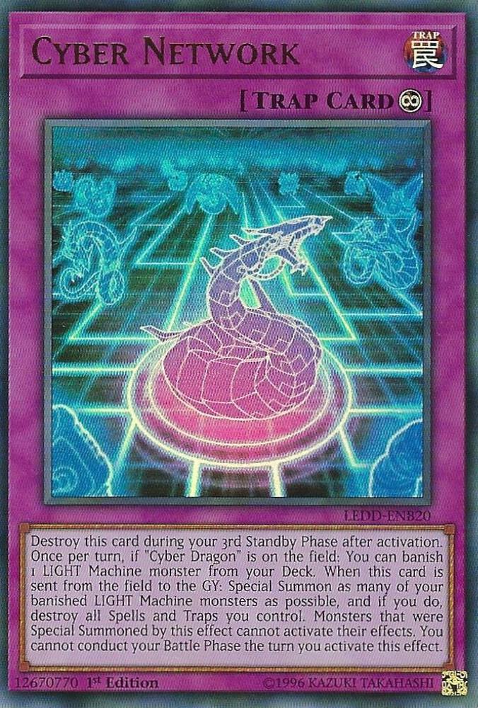 Cyber Network (UR) LEDD-ENB20 card from Legendary Dragon Decks