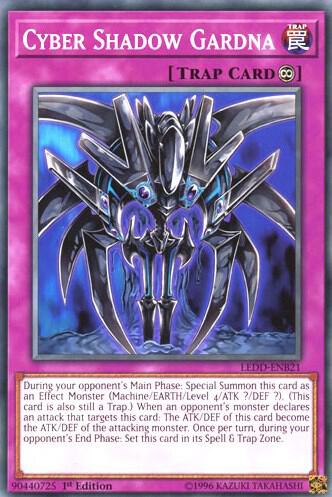 Cyber Shadow Gardna LEDD-ENB21 card from Legendary Dragon Decks