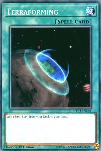 Terraforming LEDD-ENC21 card from Legendary Dragon Decks