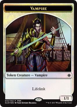 Vampire // Treasure Double-Sided Token 10 card from FNM Promos