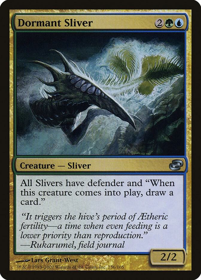 Dormant Sliver 156 card from Planar Chaos
