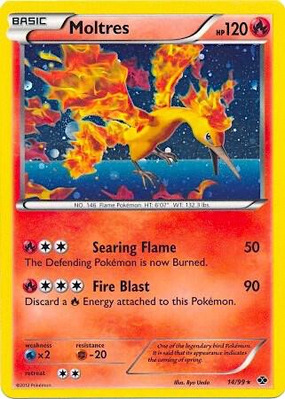 Moltres - 14/99 (Next Destinies) 014/099 card from Blister Exclusives