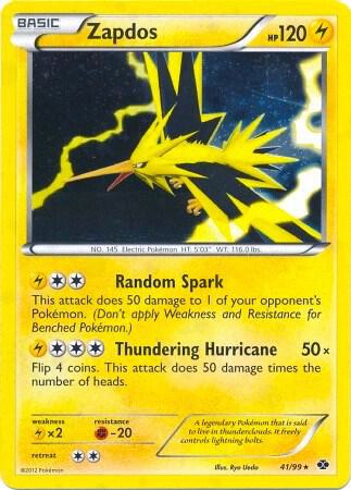 Zapdos - 41/99 (Next Destinies) 041/099 card from Blister Exclusives