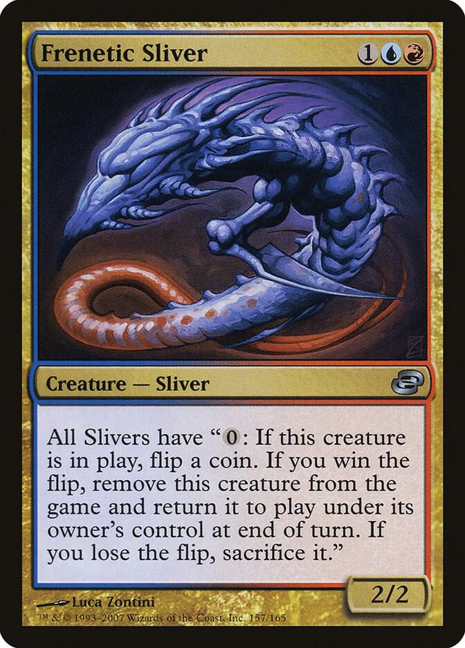 Frenetic Sliver 157 card from Planar Chaos