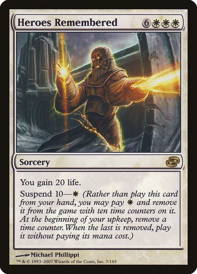 Heroes Remembered 7 card from Planar Chaos