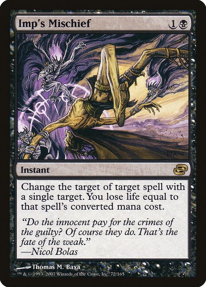 Imp's Mischief 72 card from Planar Chaos
