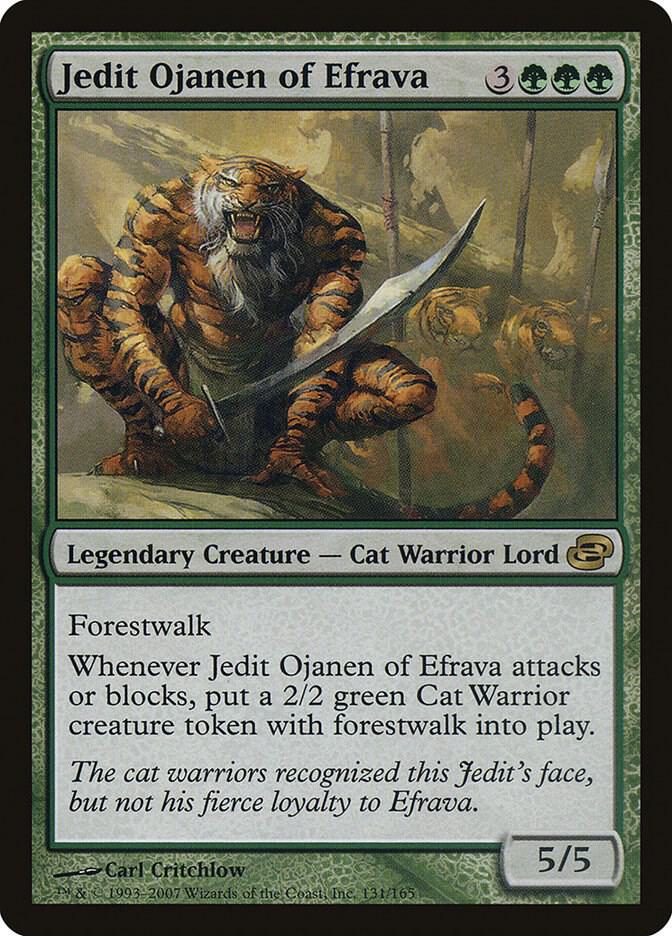 Jedit Ojanen of Efrava 131 card from Planar Chaos