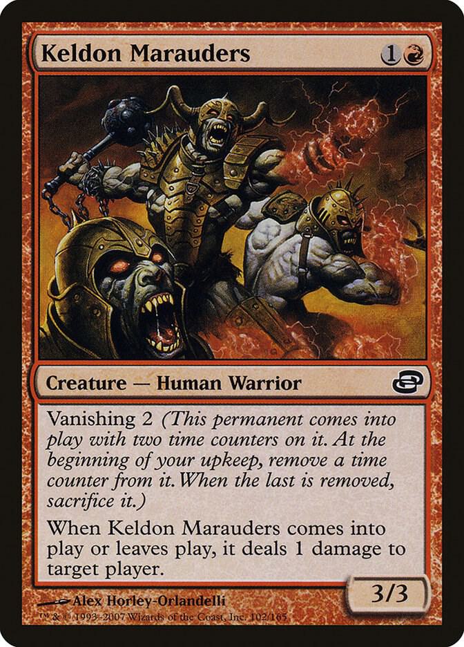 Keldon Marauders 102 card from Planar Chaos