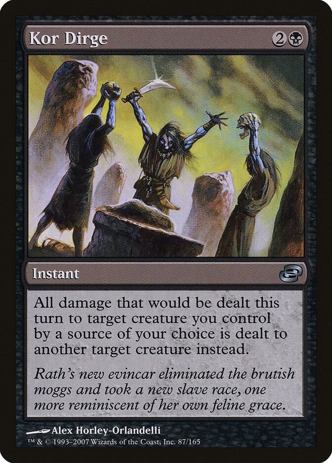 Kor Dirge 87 card from Planar Chaos