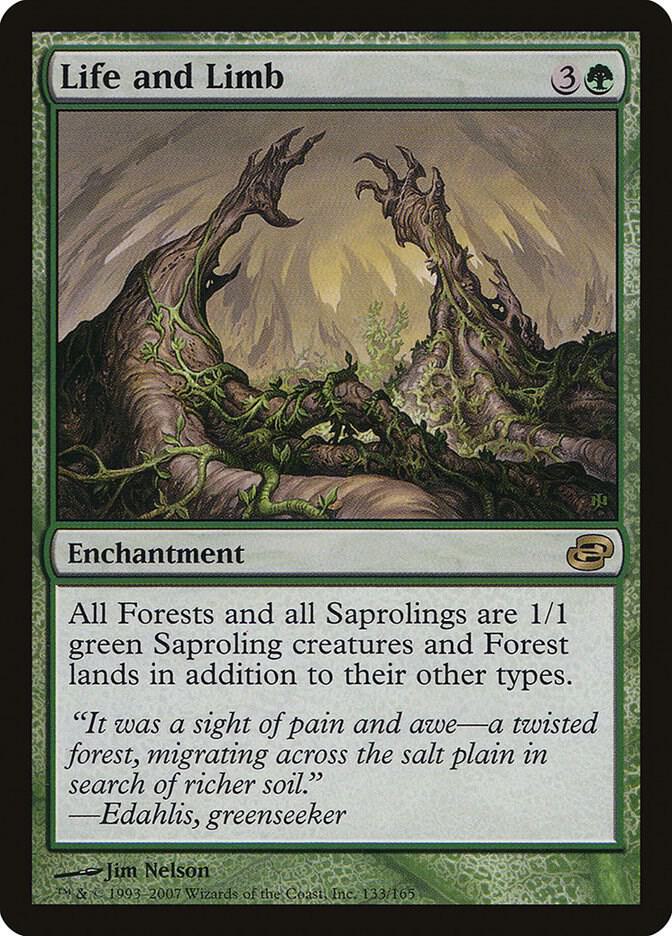 Life and Limb 133 card from Planar Chaos
