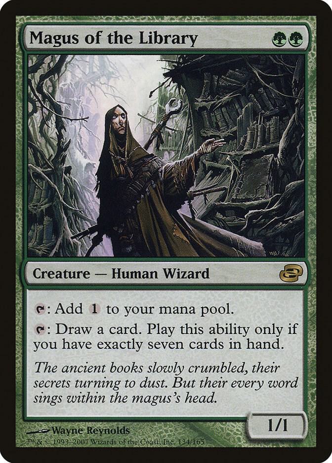 Magus of the Library 134 card from Planar Chaos