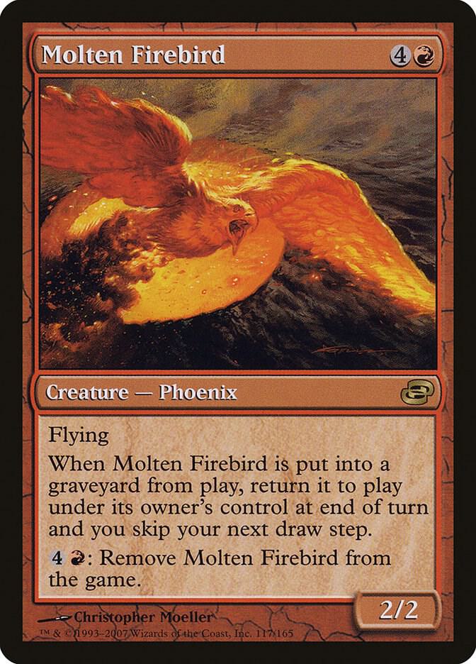 Molten Firebird 117 card from Planar Chaos