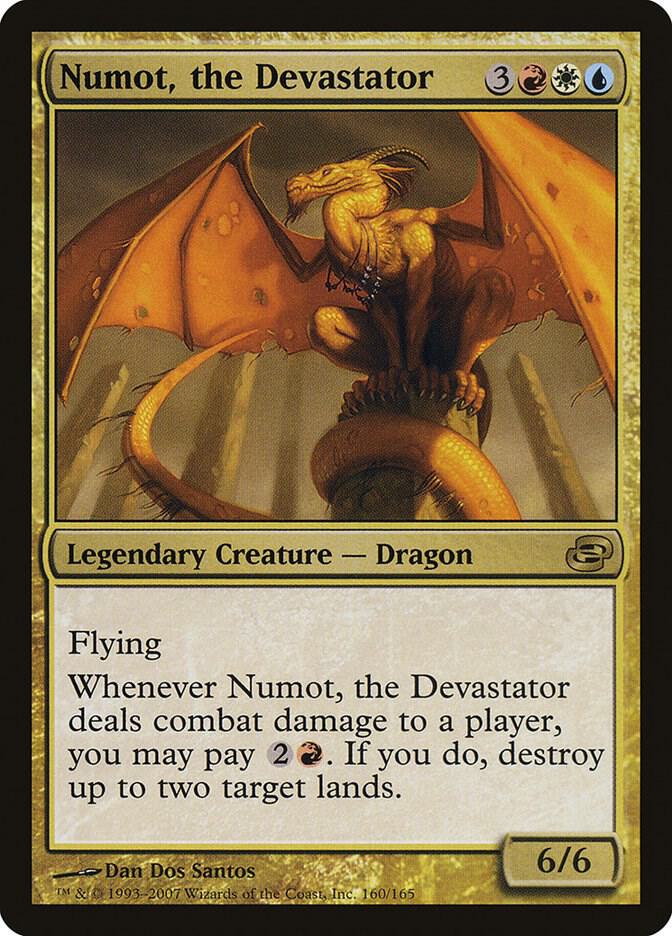 Numot, the Devastator 160 card from Planar Chaos