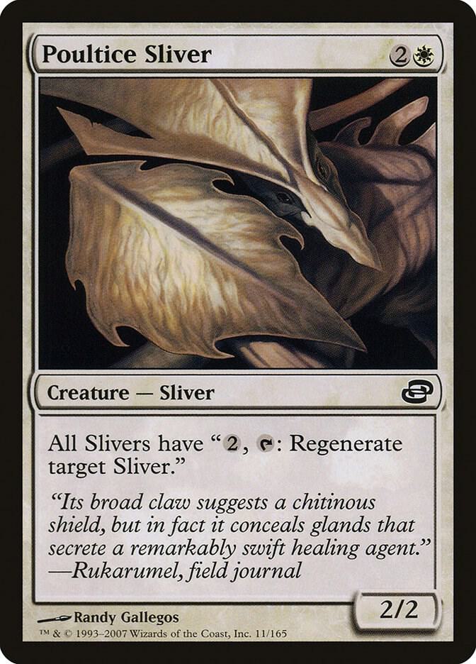 Poultice Sliver 11 card from Planar Chaos
