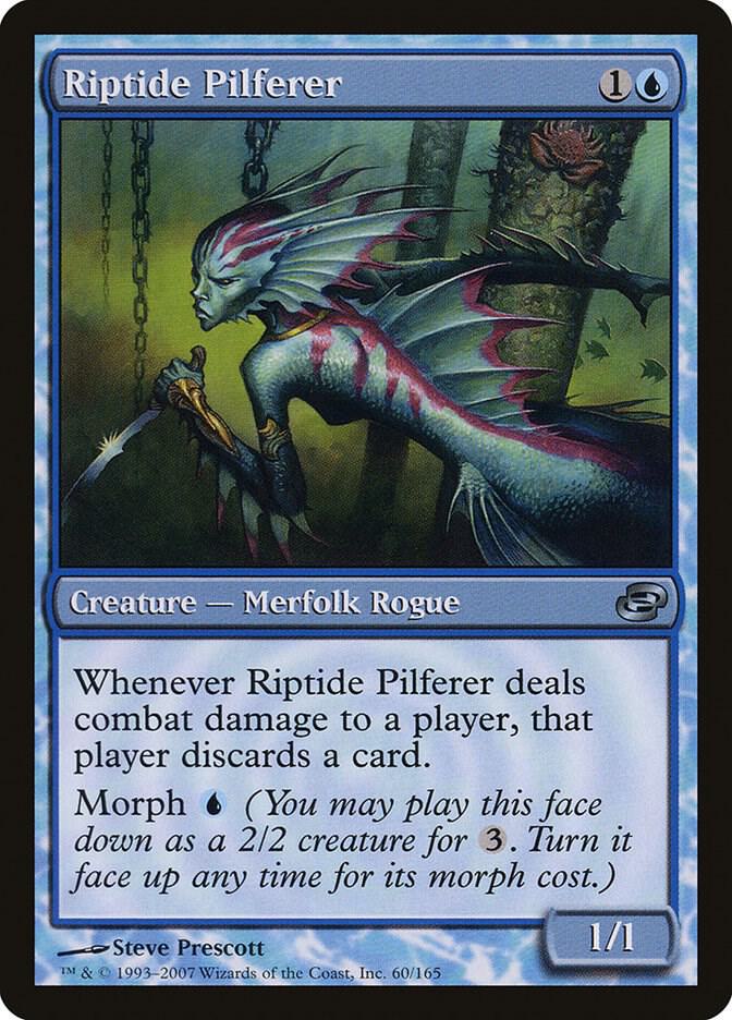 Riptide Pilferer 60 card from Planar Chaos