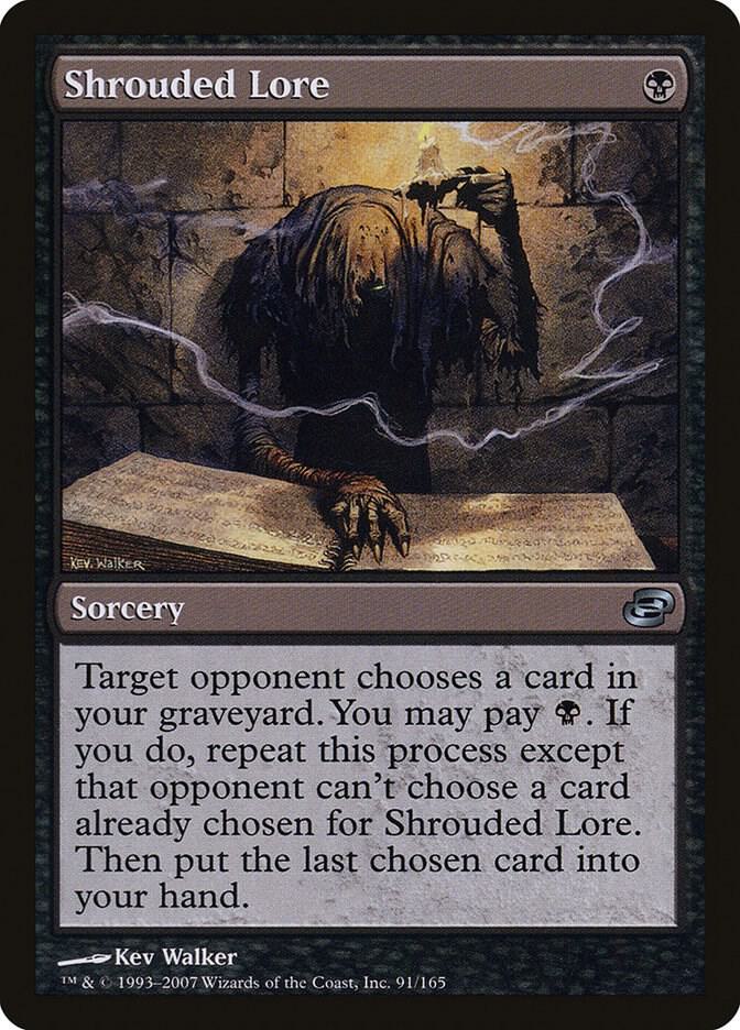Shrouded Lore 91 card from Planar Chaos