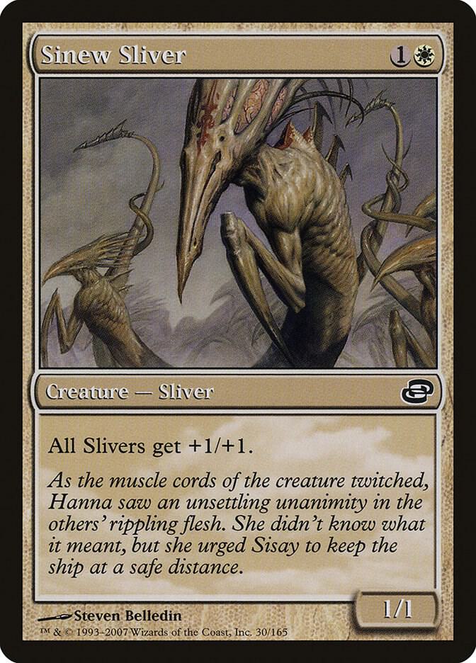 Sinew Sliver 30 card from Planar Chaos