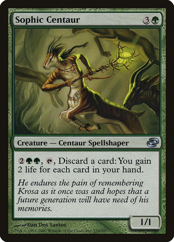 Sophic Centaur 139 card from Planar Chaos