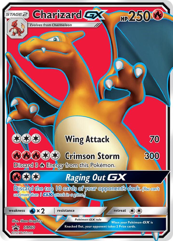Charizard GX SM60 card from SM Promos