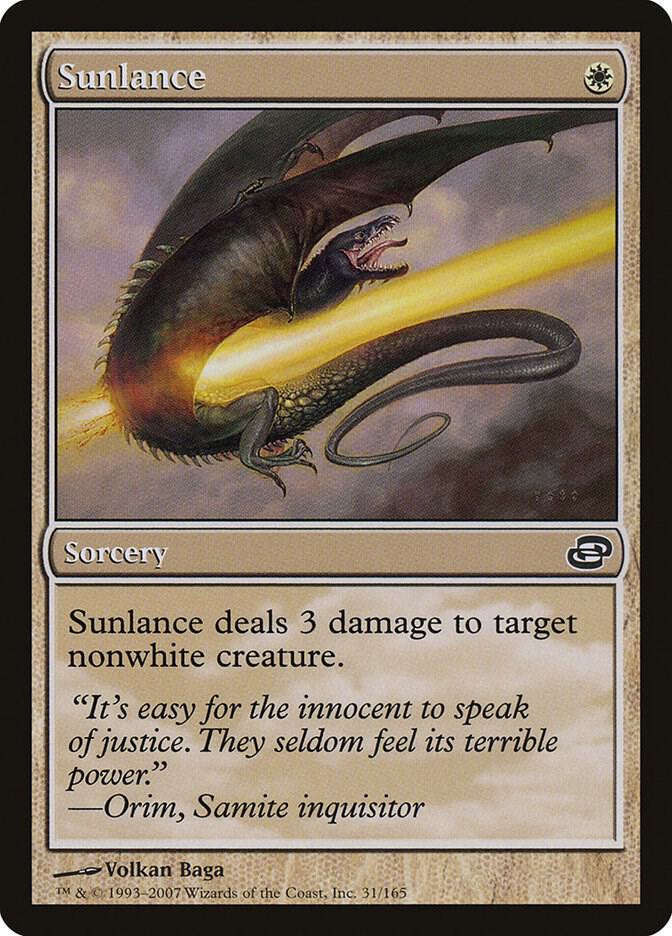 Sunlance 31 card from Planar Chaos