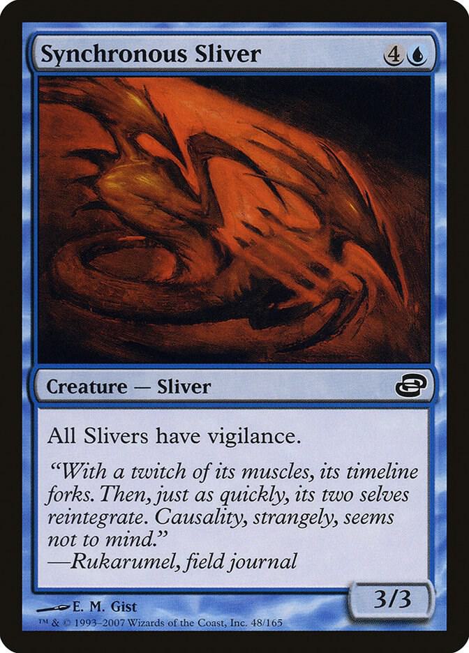 Synchronous Sliver 48 card from Planar Chaos