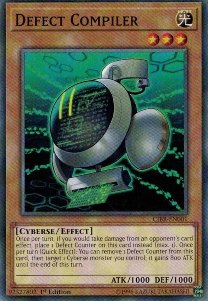 Defect Compiler CIBR-EN001 card from Circuit Break