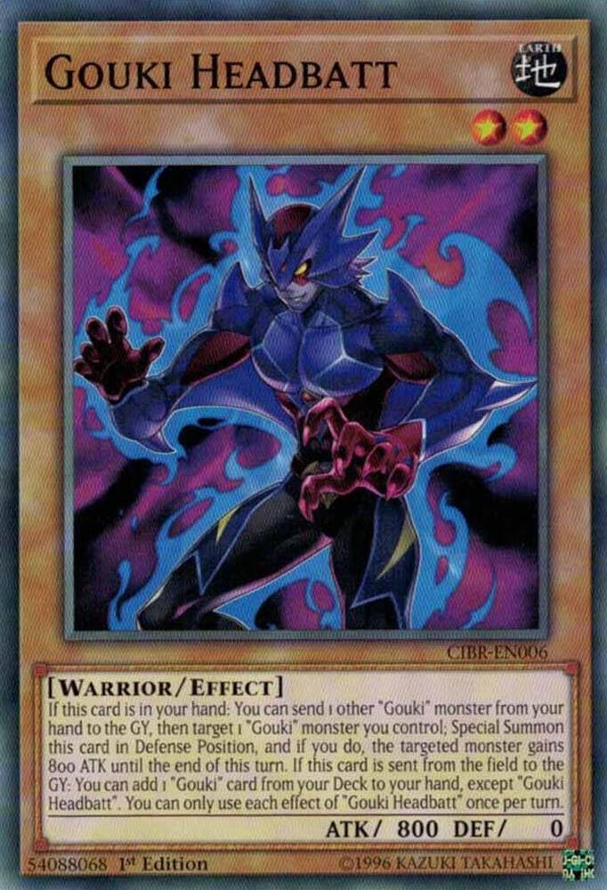 Gouki Headbatt CIBR-EN006 card from Circuit Break