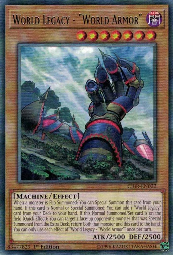 World Legacy - "World Armor" CIBR-EN022 card from Circuit Break