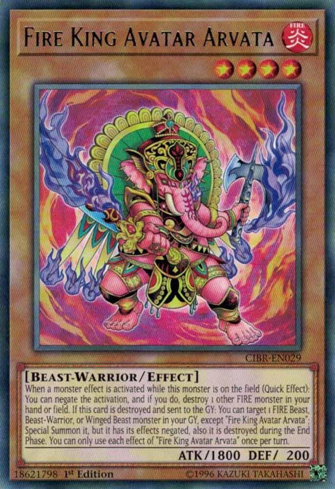 Fire King Avatar Arvata CIBR-EN029 card from Circuit Break