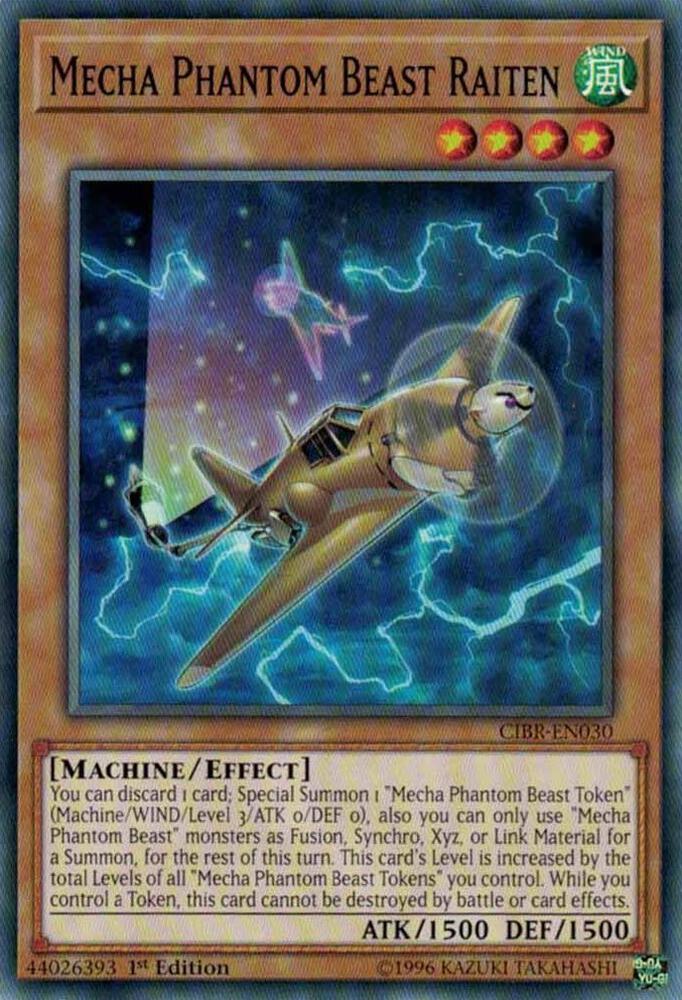 Mecha Phantom Beast Raiten CIBR-EN030 card from Circuit Break