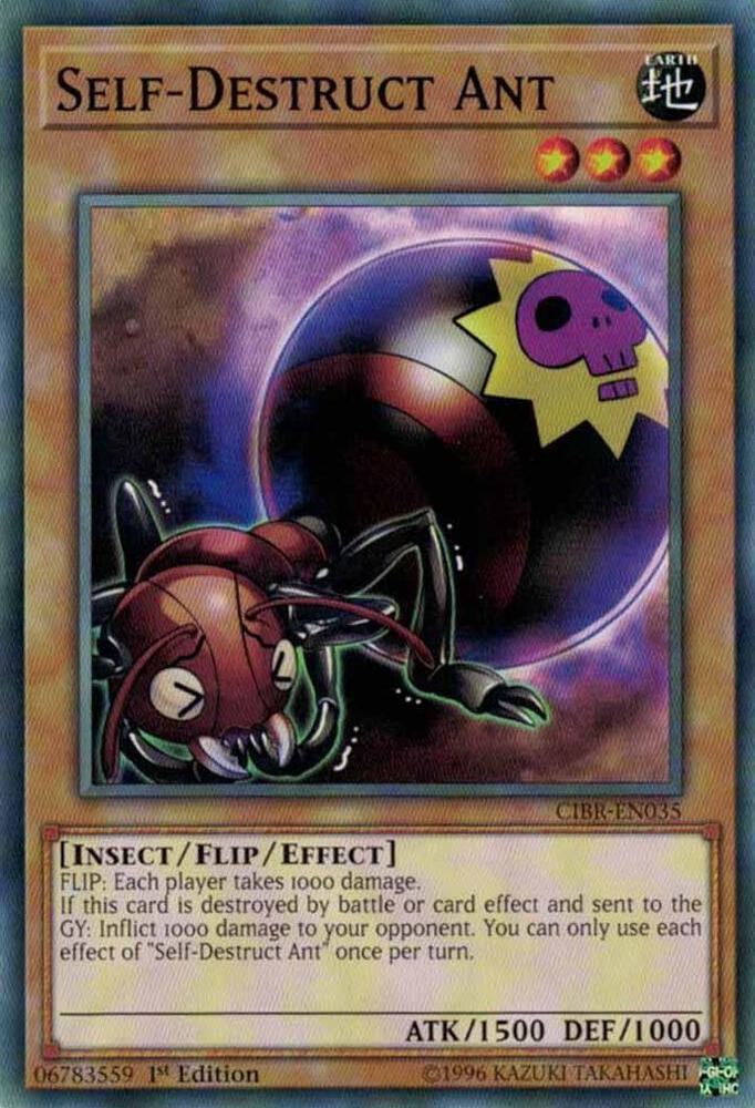 Self-Destruct Ant CIBR-EN035 card from Circuit Break